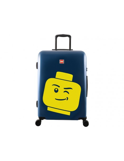 LEGO lagaminas Minifigure Head 24" - mėlynas