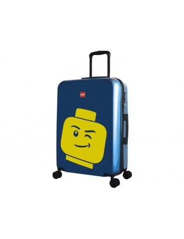 LEGO lagaminas Minifigure Head 24" - mėlynas