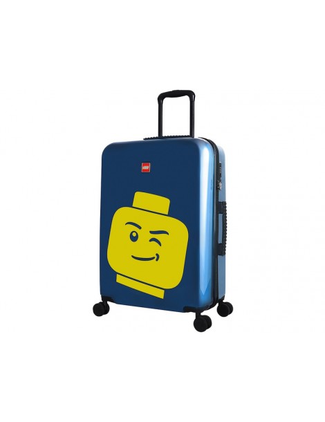 LEGO lagaminas Minifigure Head 24" - mėlynas