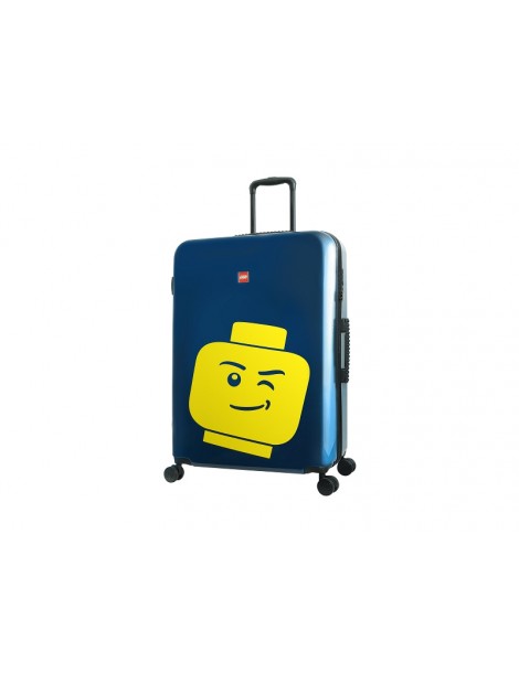 LEGO lagaminas Minifigure Head 28" - tamsiai mėlynas