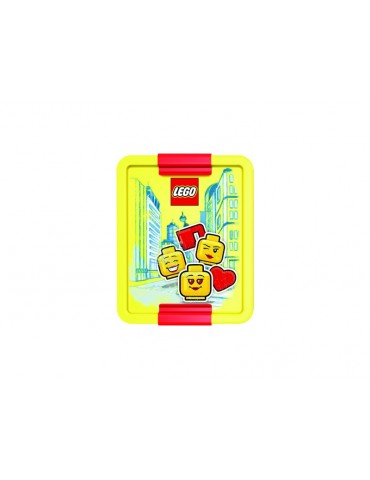 LEGO Iconic Girl užkandžių dėžutė 170x135x69 mm - raudona