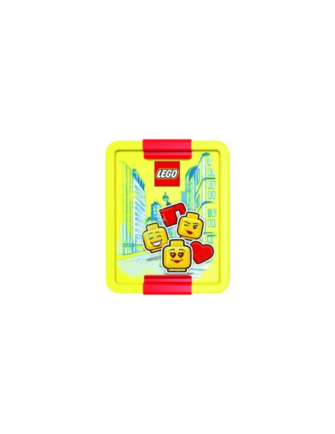 LEGO Iconic Girl užkandžių dėžutė 170x135x69 mm - raudona
