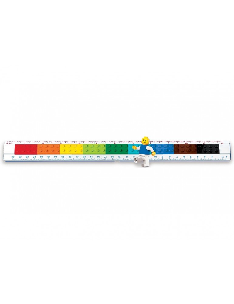 LEGO liniuotė 30 cm su mini figūrėle