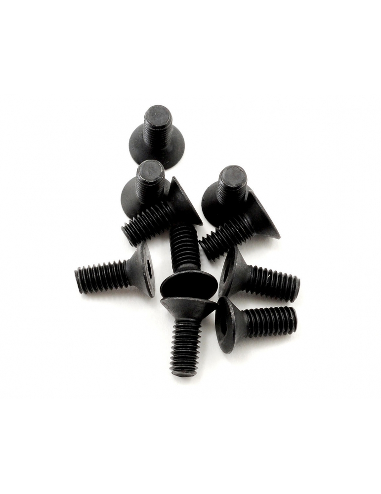 Kyosho 4x10mm Flat Head Hex Screw (10)