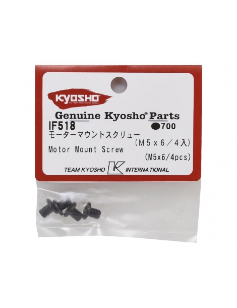 Kyosho 5x6mm Motor Mount Screws (4)