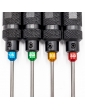 Hobbytech metrinių šešiabriaunių atsuktuvų rinkinys (1,5 2,0 2,5 3,0 mm)