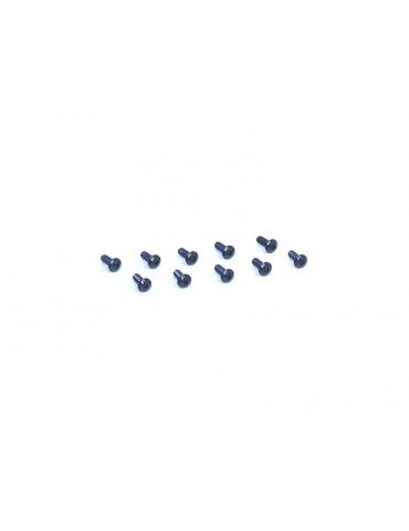 Losi Button Head Screws, 4-40x5/16" (10)