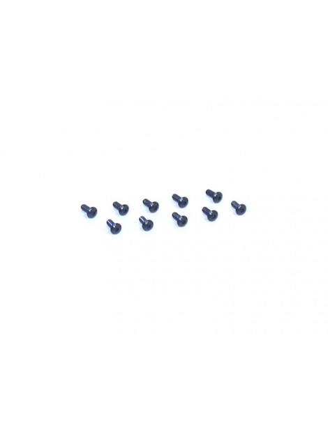 Losi Button Head Screws, 4-40x5/16" (10)