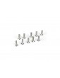 Losi Flat Head Screws, 5-40x1/2" (10)