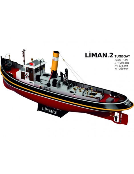 T rkmodel Liman 2 harbor tug 1935 1:20 kit
