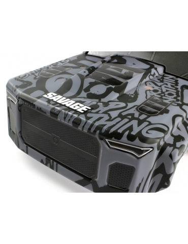 GT-6 Sportcab Painted Truck Body (Grey/Orange)
