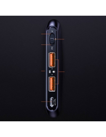 Adapteris Baseus Gamo Mobile Game 2x USB HUB GA01