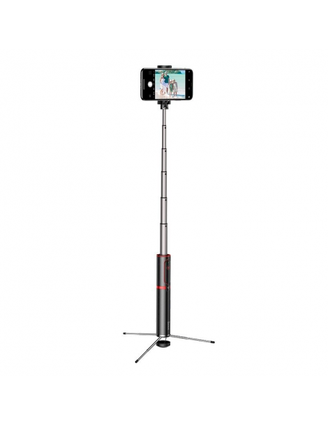 Baseus sulankstoma selfie lazda / trikojis - Juoda / Raudona