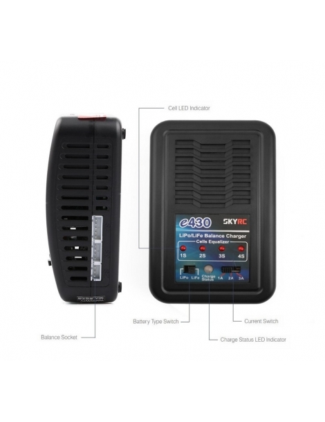 SkyRC e430 įkroviklis