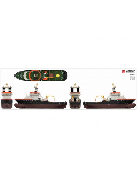 T rkmodel rescue tug Nordic 1:72 kit