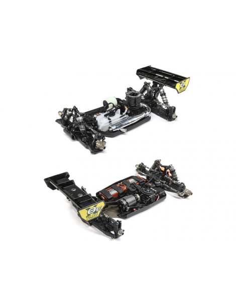TLR 1/8 8ight-X/E 2.0 Combo Nitro/Electric Buggy 4WD Race Kit