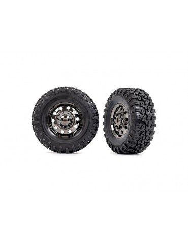 Traxxas Tires and wheels 2.2", TRX-6 wheels, Canyon RT 2.2x4.6" tires (front) (2)