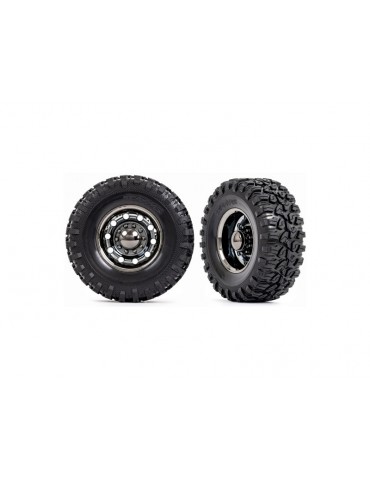 Traxxas Tires and wheels 2.2", TRX-6 wheels, Canyon RT 2.2x4.6" tires (rear) (2)
