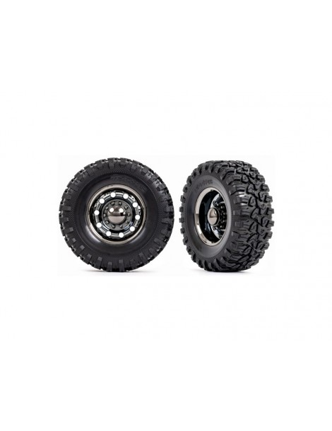Traxxas Tires and wheels 2.2", TRX-6 wheels, Canyon RT 2.2x4.6" tires (rear) (2)