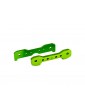 Traxxas Tie bars, front, 6061-T6 aluminum (green-anodized)