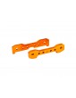 Traxxas Tie bars, front, 6061-T6 aluminum (orange-anodized)