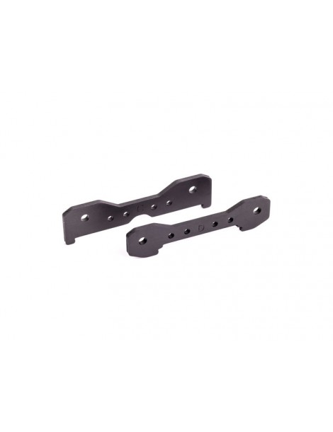 Traxxas Tie bars, rear, 6061-T6 aluminum (dark titanium-anodized)