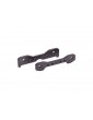 Traxxas Tie bars, rear, 6061-T6 aluminum (dark titanium-anodized)