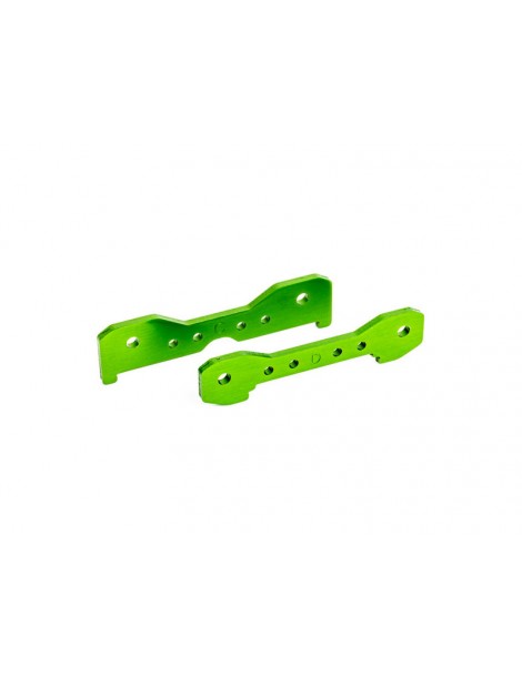 Traxxas Tie bars, rear, 6061-T6 aluminum (green-anodized)