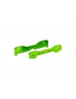 Traxxas Tie bars, rear, 6061-T6 aluminum (green-anodized)