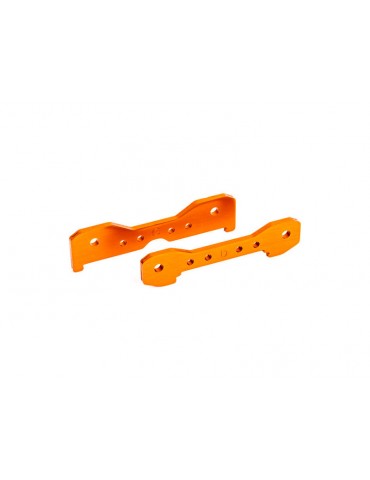 Traxxas Tie bars, rear, 6061-T6 aluminum (orange-anodized)