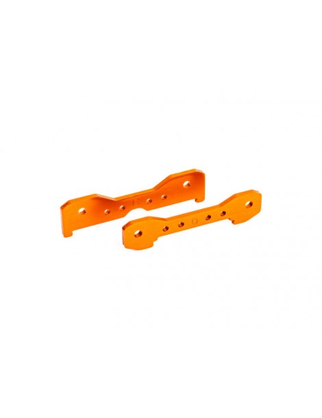 Traxxas Tie bars, rear, 6061-T6 aluminum (orange-anodized)