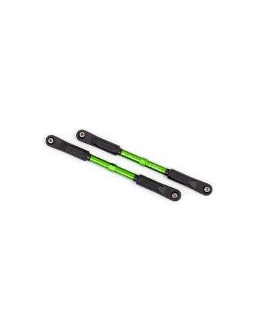 Traxxas Camber links, rear (TUBES green-anodized, 7075-T6 aluminum) (144mm) (2)