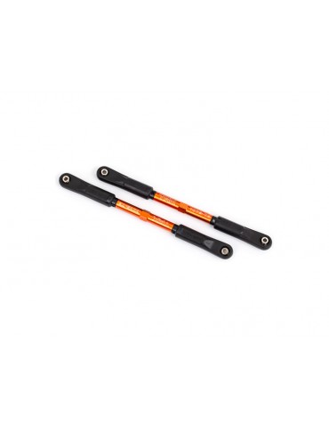 Traxxas Camber links, rear (TUBES orange-anodized, 7075-T6 aluminum) (144mm) (2)
