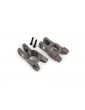 Traxxas Carriers, stub axle, 6061-T6 aluminum (dark titanium-anodized) (left and right)