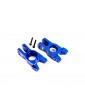 Traxxas Carriers, stub axle, 6061-T6 aluminum (blue-anodized) (left and right)