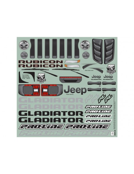 Pro-Line Body 1/5 Jeep Gladiator Rubicon: X-Maxx