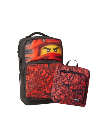 LEGO School backpack Maxi Plus - Ninjago Red