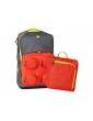 LEGO School backpack Signature Maxi Plus - Titanium/Red