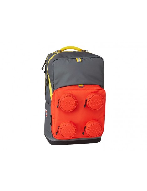 LEGO School backpack Signature Maxi Plus - Titanium/Red