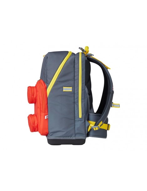 LEGO School backpack Signature Maxi Plus - Titanium/Red