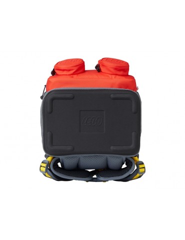 LEGO School backpack Signature Maxi Plus - Titanium/Red