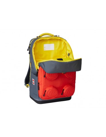 LEGO School backpack Signature Maxi Plus - Titanium/Red