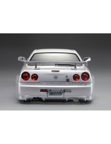 Killerbody Body 1/10 Nissan Skyline R34 Pearl-white
