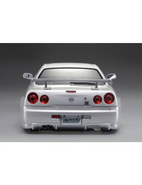 Killerbody Body 1/10 Nissan Skyline R34 Pearl-white