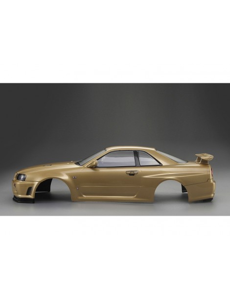 Killerbody Body 1/10 Nissan Skyline R34 Champaign-gold