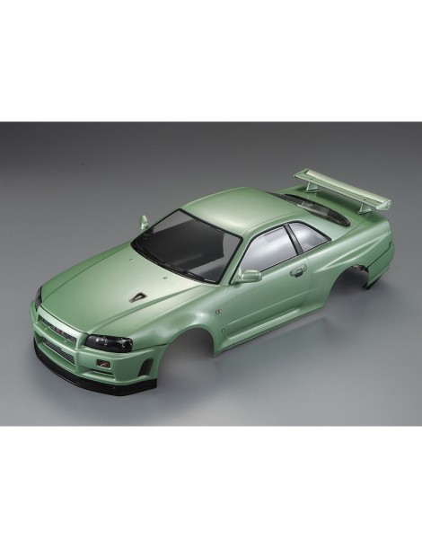 Killerbody Body 1/10 Nissan Skyline R34 Champaign-green