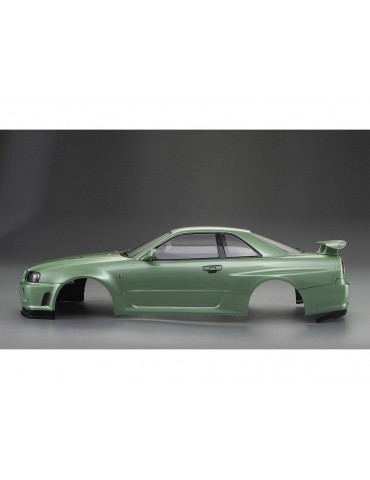 Killerbody Body 1/10 Nissan Skyline R34 Champaign-green