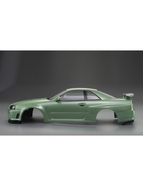 Killerbody Body 1/10 Nissan Skyline R34 Champaign-green