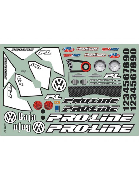 Pro-Line Body 1/10 VW Baja Bug: Short Course