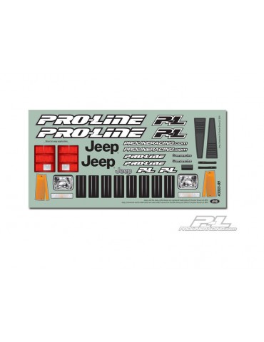 Pro-Line Body 1/10 Jeep Comanche Full Bed: Crawlers 313mm